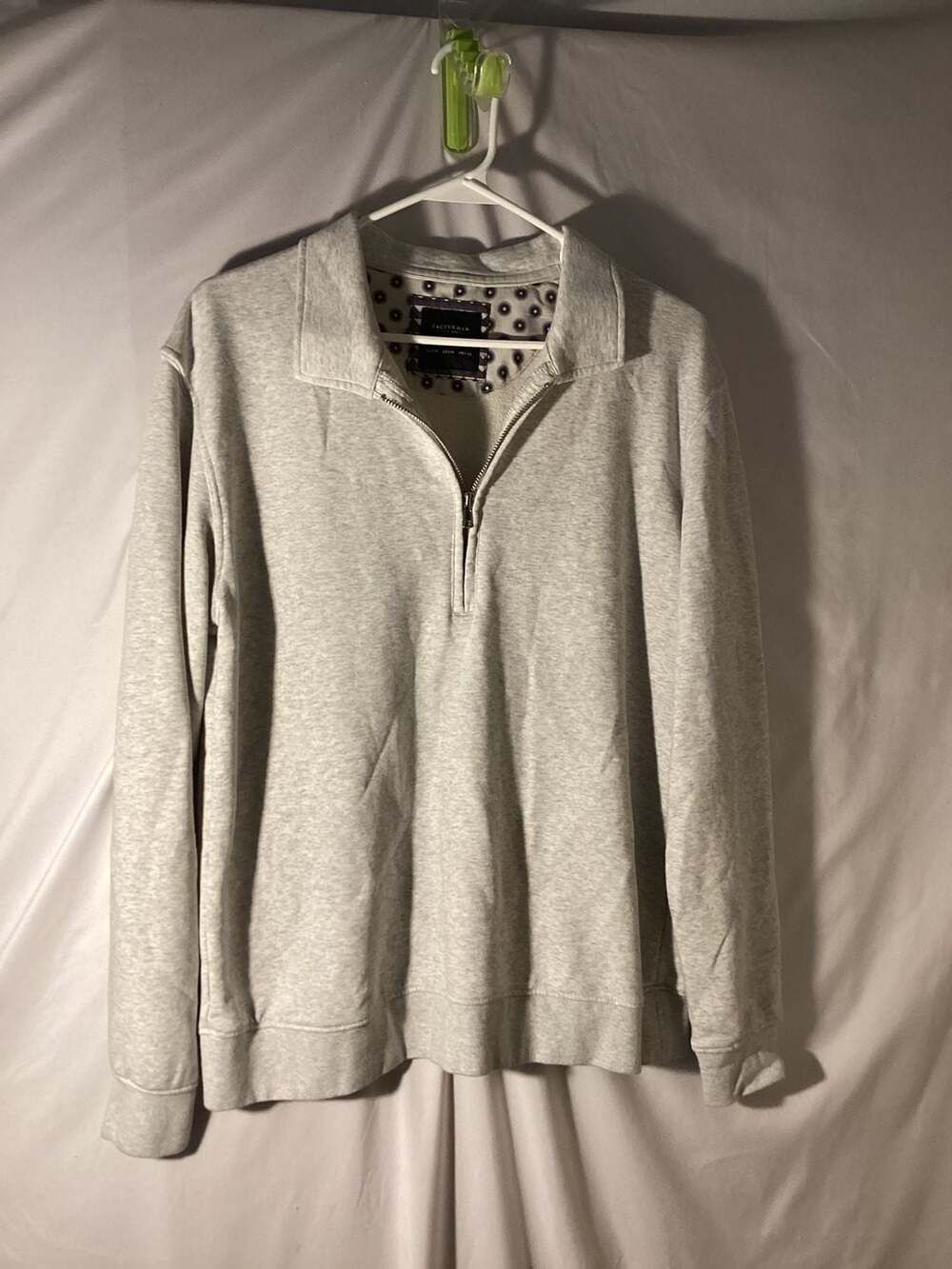 Cactus Man Ricky Singh Heather Grey Quarter-Zip Sweatshirt